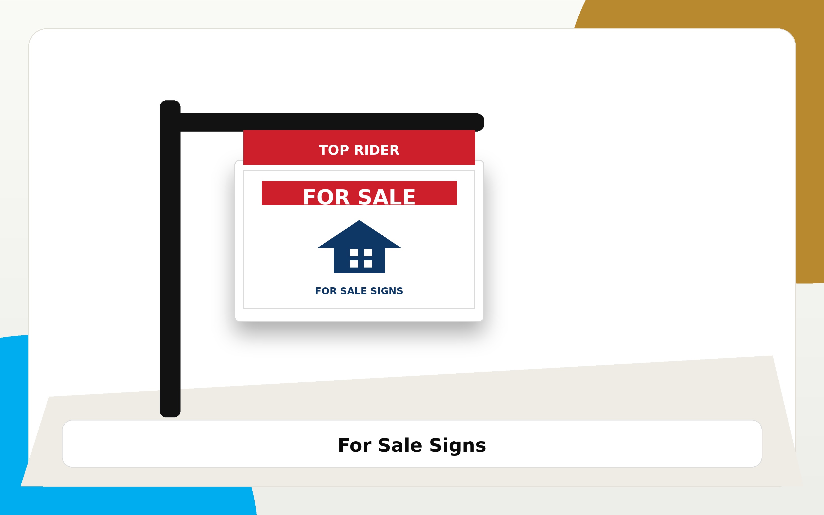 For Sale Signs