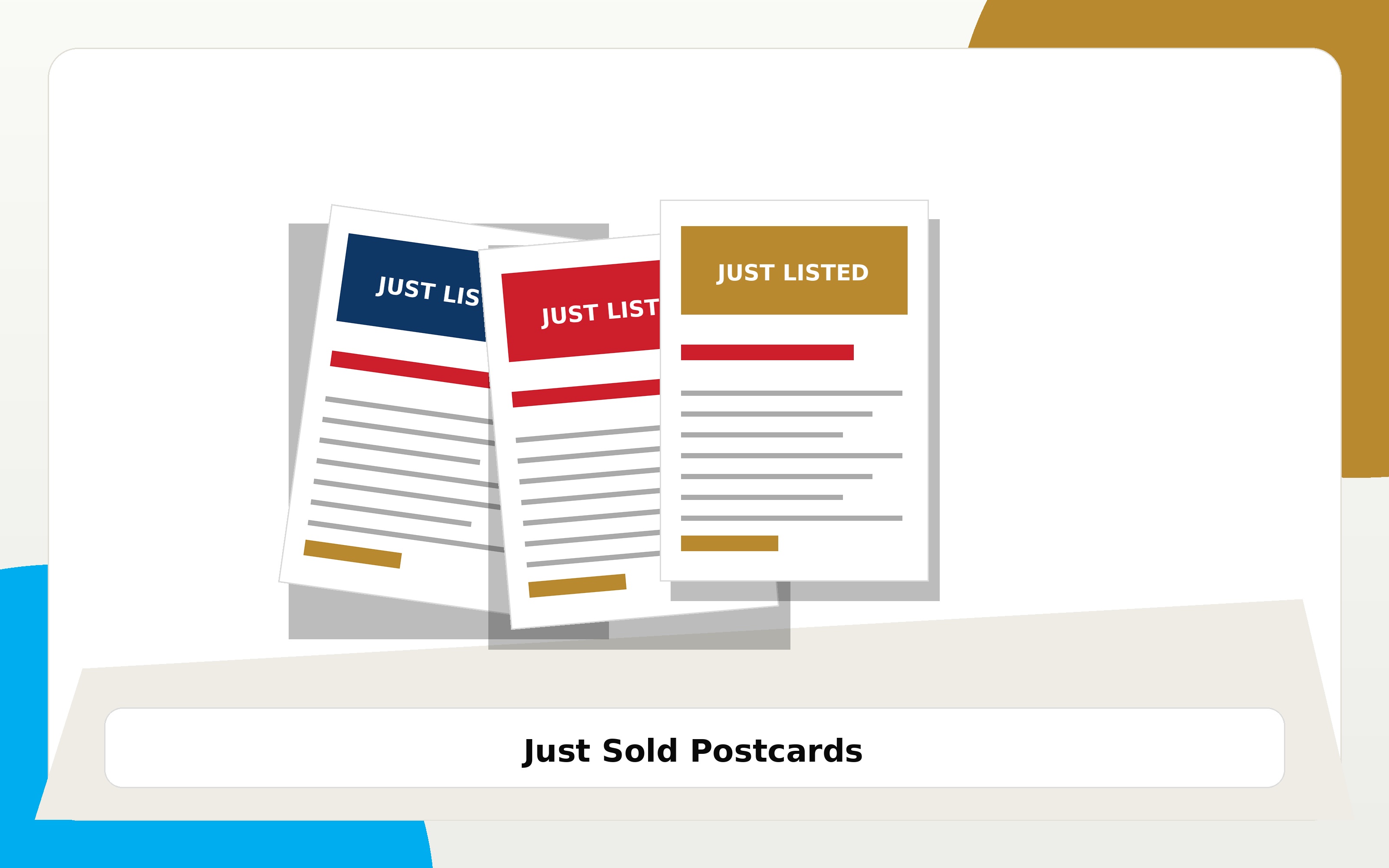 Just Sold Postcards